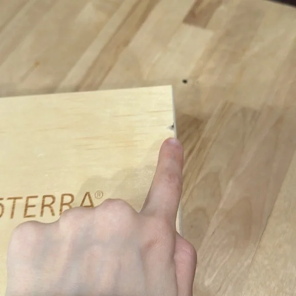 Doterra Wooden Square 25 Essential Oil Holders Bundle of 2 - Picture 3 of 5